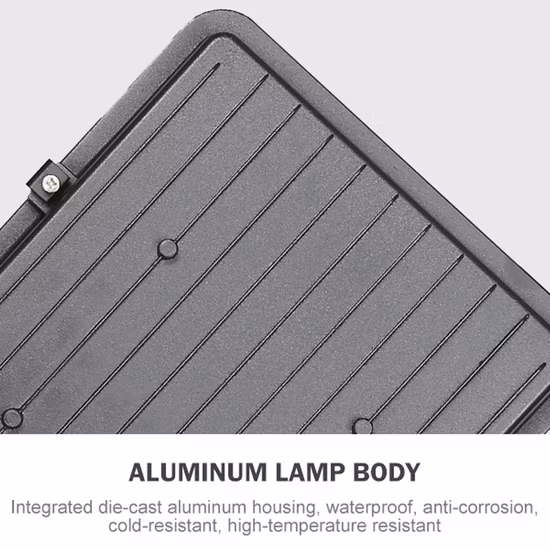 Lampada solare da muro da 60W 100W 200W 300W CE RoHS Luci a LED Decorazione di illuminazione Sistema di alimentazione a risparmio energetico Prodotti per la casa Sensore Sicurezza Luce da giardino