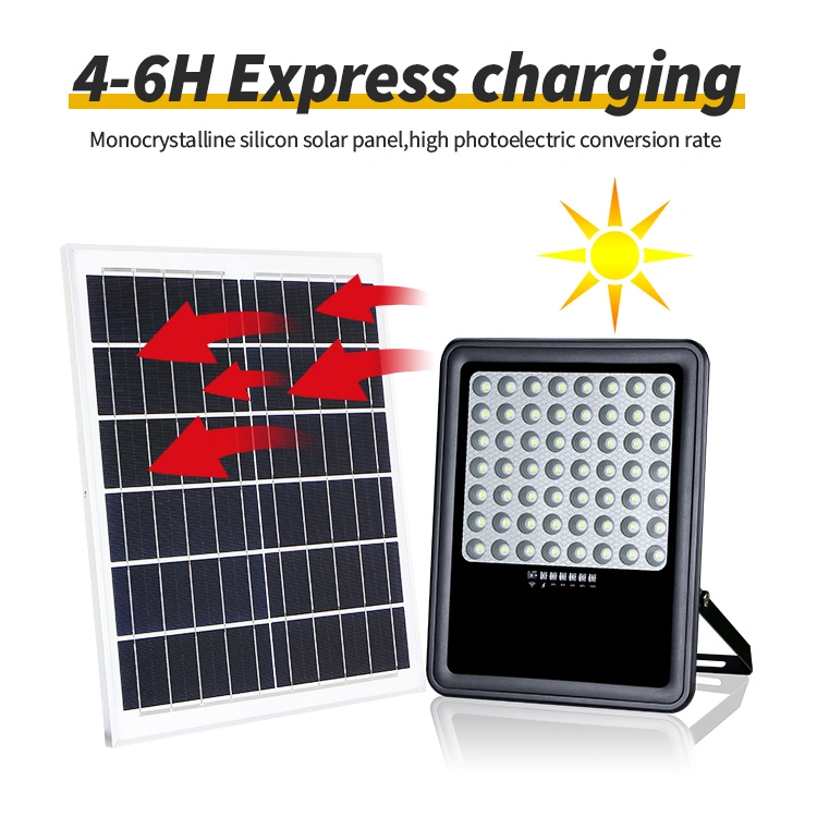 Outdoor Garden 300W IP65 Solar LED Flood Light Super Bright Marine Grade Slim