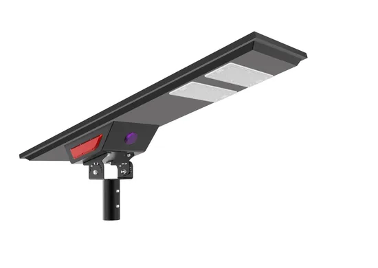 80W Integrated Outdoor LED Lamp Solar CCTV Camera Street Light with Lithium Battery