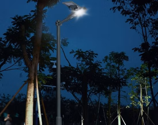 Produttore: Lampione stradale solare integrato per esterni impermeabile a LED tutto in uno a energia solare da 30 W 50 W 80 W con pannello solare